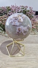 Flower Agate Crystal Sphere