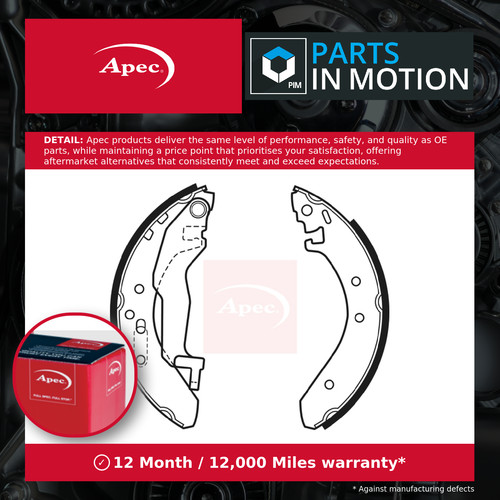 Brake shoes set fits rover - rover, 416