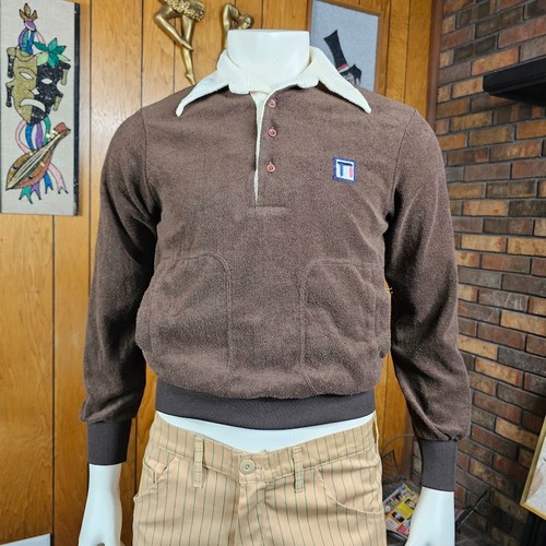 Vtg 70s mens - terry, cloth