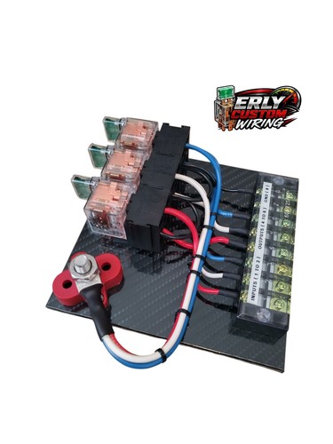 Race car fuse relay panel - race,
