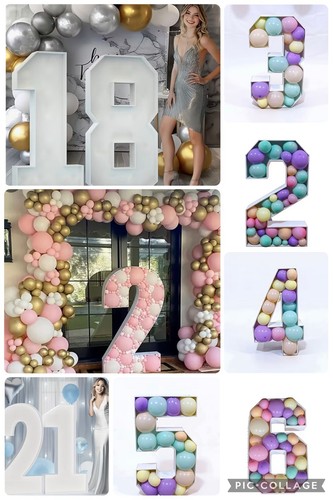Marquee mosaic numbers - mosaic,