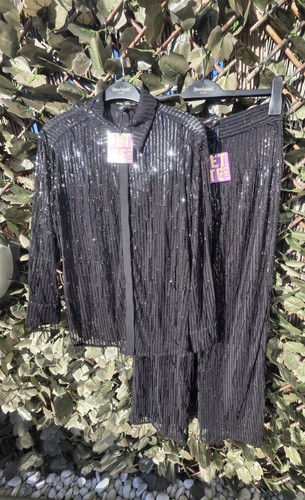 Brand new tags black sequin - tags,