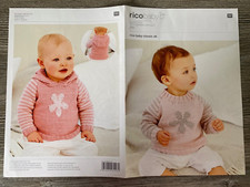 Rico Knitting Pattern: Baby Sweaters, DK, 16-26", 299
