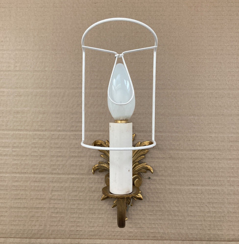 Candle clip half shield - clip,