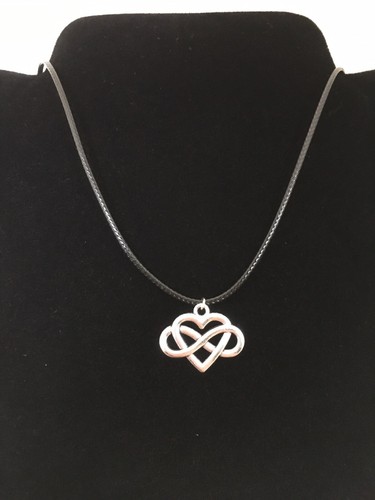 Tibetan silver infinity heart - tibetan,
