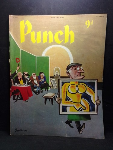 Vintage punch magazine april - punch, magazine,