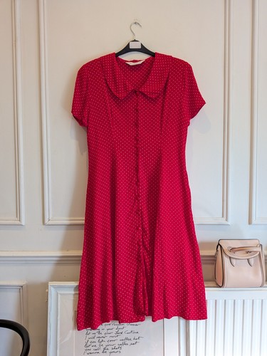 Vintage michael red polka - st,
