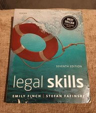 Legal Skills by Stefan Fafinski, Emily Finch (Paperback, 2019) Book 