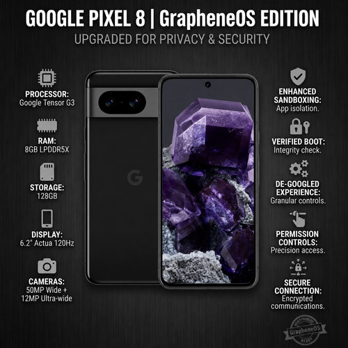 Degoogled google pixel - google, 8
