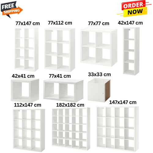 New ikea kallax white - white, shelving