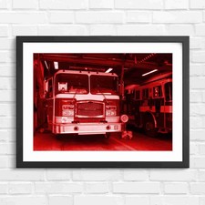 Bold Red Fire Engine Front