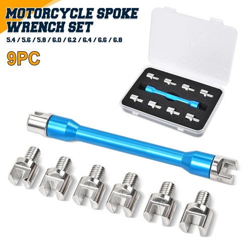 9pcs motorcycle spoke spanner - motorcycle,