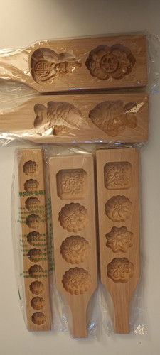 Wooden cookie moon - wooden, mold