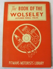 Pitmans WOLSELEY 1946-59 Car Maintenance Handbook 1959 #E9-G.4114
