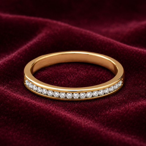 18ct gold eternity - gold, band