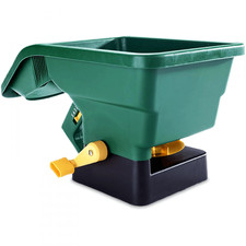 Handheld Seed Salt Spreader 2 litre Adjustable Graden Grass Flower Seed Hopper