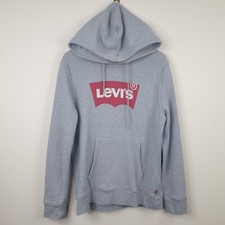 Levis Hoodie Men's Small Grey