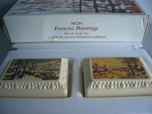 Vintage avon famous paintings - vintage,