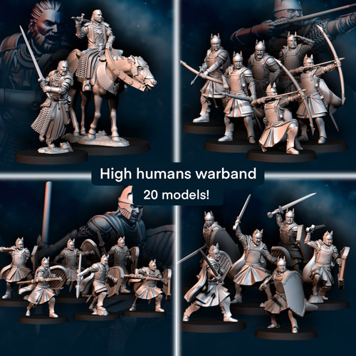 High human warband - human, davale