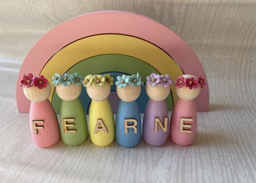 Personalised peg dolls - peg,