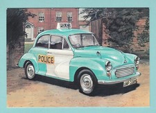 CAR  POSTCARD  -  1970  POLICE