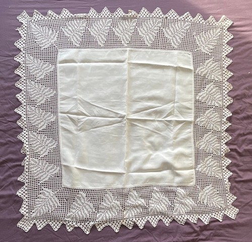 Large vintage tablecloth - vintage,