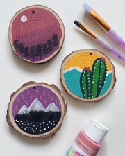 200 Wooden Slices Wood CRAFTS