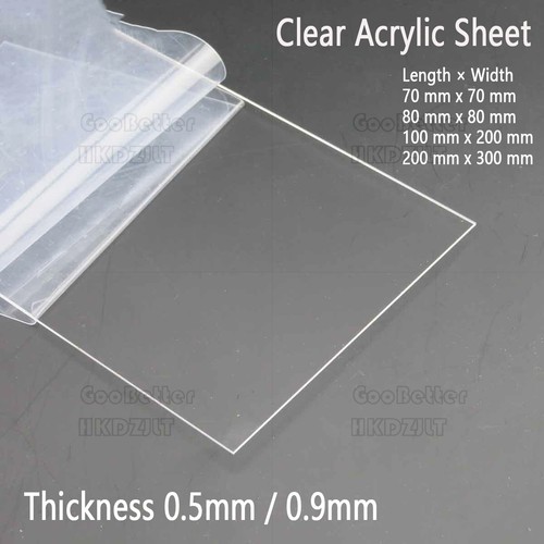 Clear transparent sheet 5mm - sheet, 0.5mm