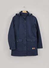 Quba Sails Blue (XS) Jacket UK 8 EU 36 Cotton Hooded Coat