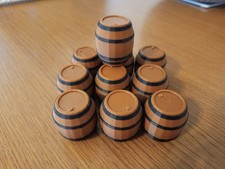 G Gauge Wooden barrels 1:22.5