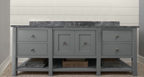 Double washstand vanity - double,