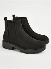 BNWT Black Chelsea Boots Asda SIZE 4 eu 37