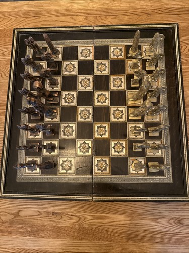 Vintage chess set - set, metal