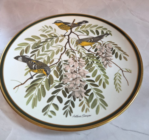 Porcelain plate national - porcelain,