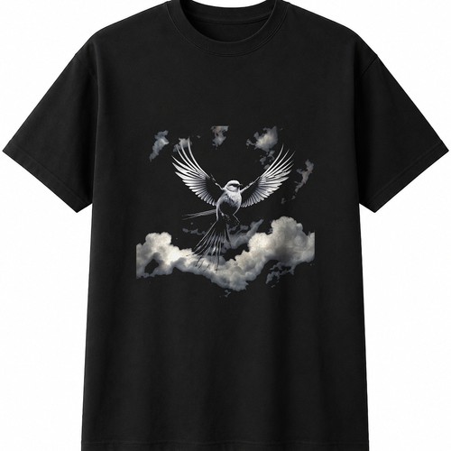 Long tailed tit bird mens - tailed,