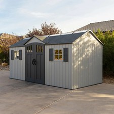 Lifetime 15ft x 8ft Outdoor Garden Storage Shed (SRP £2995) 60406 *POOR BOXES*