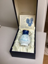 MOORCROFT ENAMELS, POLAR BEAR UNDER THE STARRY SKY, FAYE WILLIAMS 1999. BOXED .