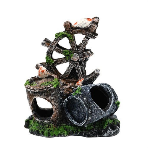 Aquarium ornaments cask - aquarium,
