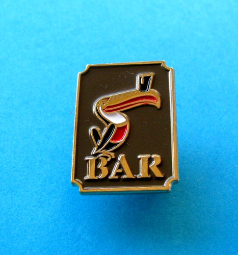 Guinness bar toucan badge - guinness,
