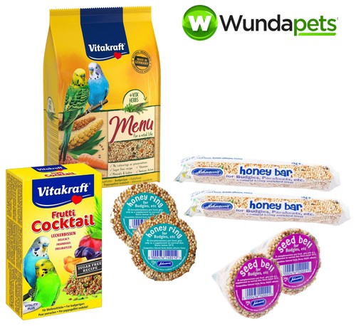 Wundapets premium budgie small - budgie,