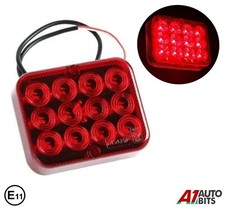 Led Rear Trailer Fog Light Lamp 12V  Transporter Caravan Universal E Approved