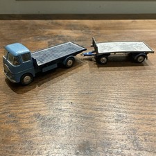 Vintage Corgi ERF Model 44g with Platform Trailer #893