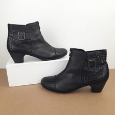 Rieker Womens Boots UK 6 Black