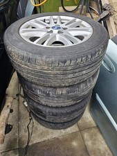 2014 FORD FOCUS ESTATE TITANIUM 16 INCH ALLOYS WITH GOOD TYRES SET OF FOUR