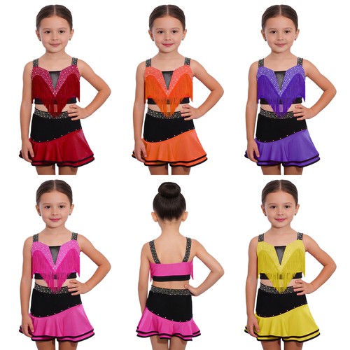 Girls latin dance stretchy - girls,