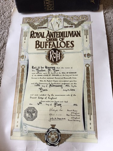 Royal antediluvian order - royal,