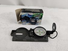 Lensatic Compass Military Camping Survival Marching Metal Pocket Army Style