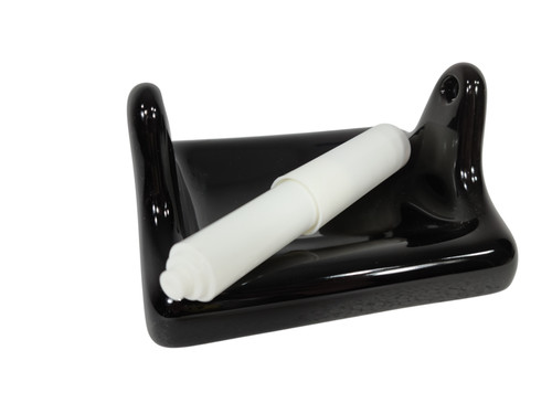 Black ceramic tile - tile, tp