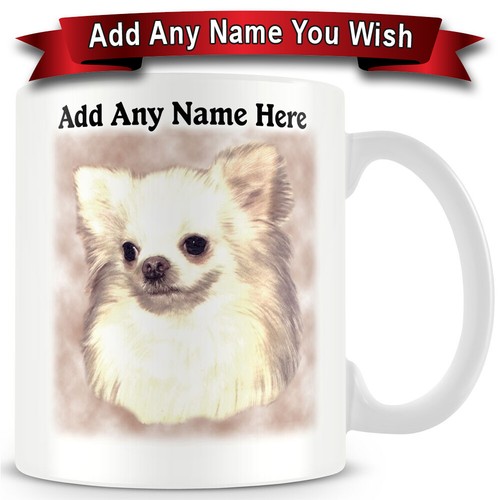 Chihuahua ceramic - (long, hair)
