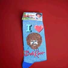 New Bob Ross Crew Socks Unisex